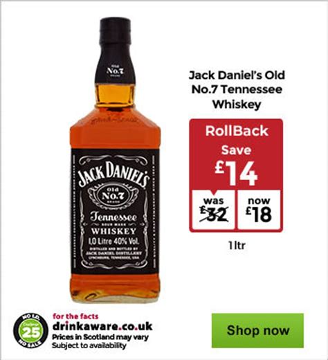 asda jack daniel's prices.